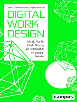 cover image of Digital Work Design